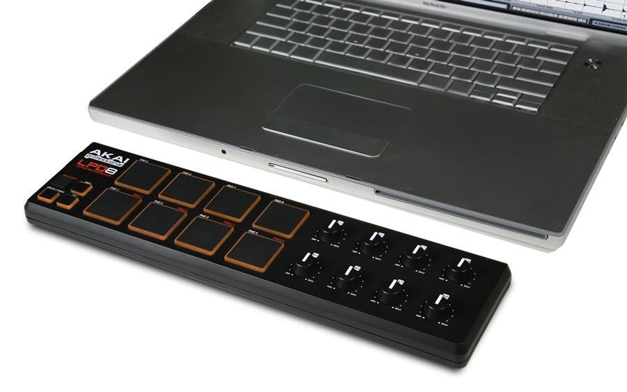 Kontroler midi Akai lpd8 pad perkusja klawiatura