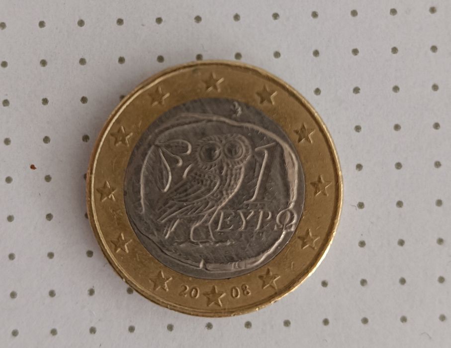 Moeda Grega com Mocho