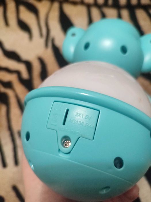 Неваляшка ночник слоник от 6 мес и до 2х лет