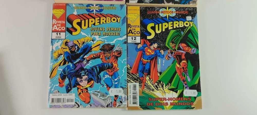 Fantástico Lote Banda Desenhada DC Comics PT Batman e Superboy