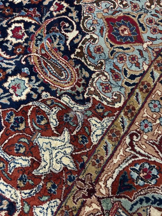 Tapete oriental XXL, Original,feito à mao em pura lã,lavado 390x305