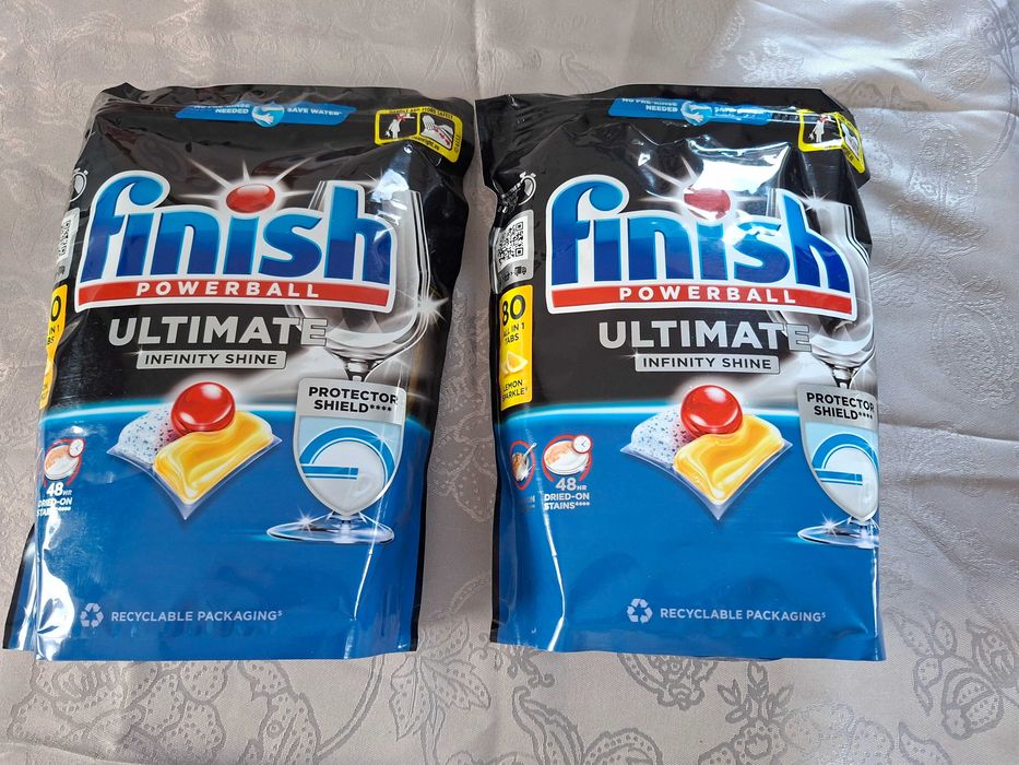Tabletki do zmywarki FINISH Powerball Ultimate Infinity Shine 160 szt LEMON