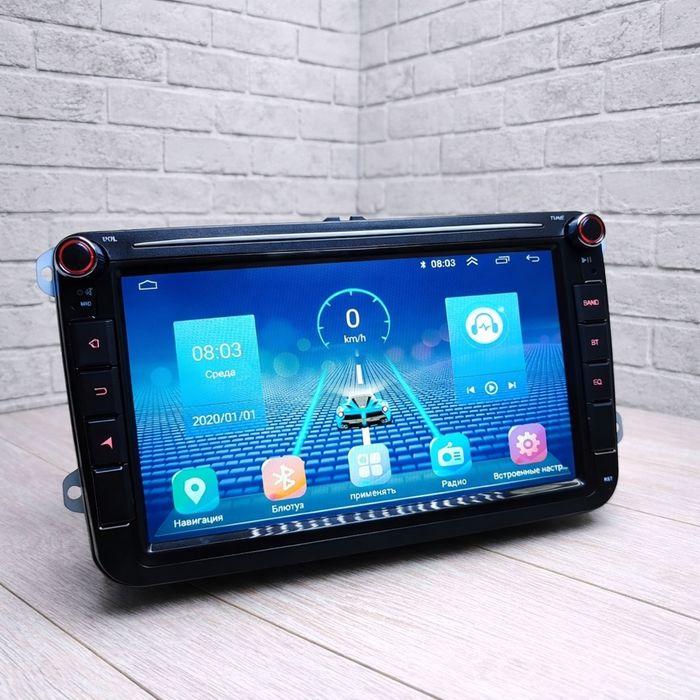 Магнітола Mekede  4/64Гб Android 8 ядер  VW Passat B6 B7 CC  Skoda A5