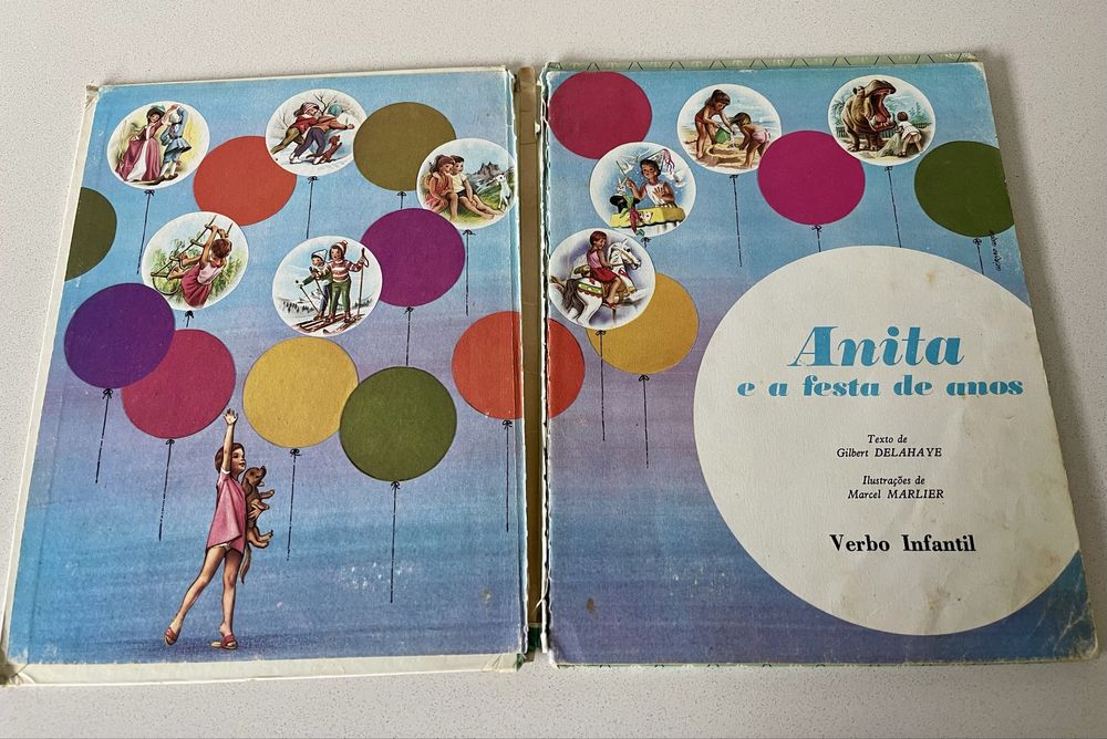 Livro infantil antigo – “Anita e a festa de anos” (Verbo Infantil)