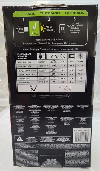 2000 люменів 200 годин Оригінал з США DURACELL ліхтар для освітлення