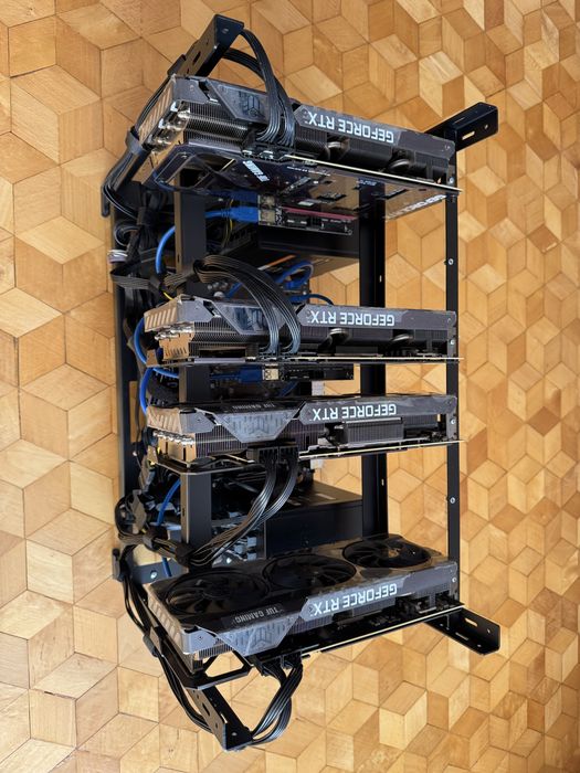 Koparka kryptowalut 3x ASUS RTX 3070 1x ASUS RTX 3070i