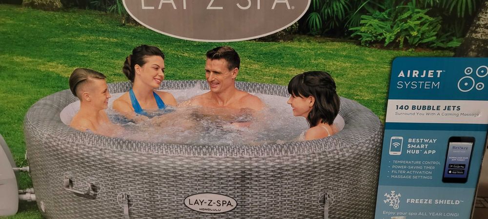 Jacuzzi NOWE bestway HONOLULU smart + PRZYKRYWA.