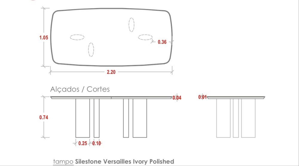 Mesa de jantar e 6 cadeiras - tudo novo