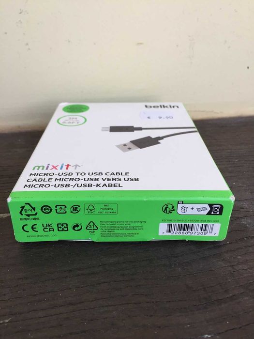 BELKIN Cabo 2 metros  Micro USB para USB -- telemoveis / tablets