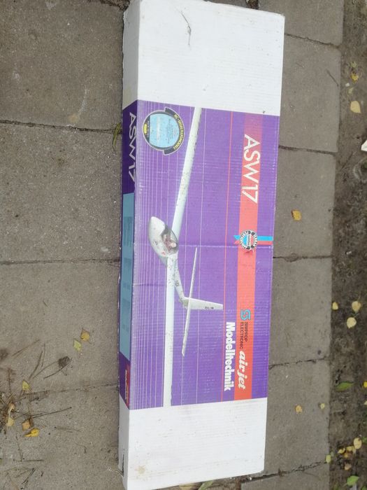 Asw 17 airjet model rc  szybowiec elektro wysyłka