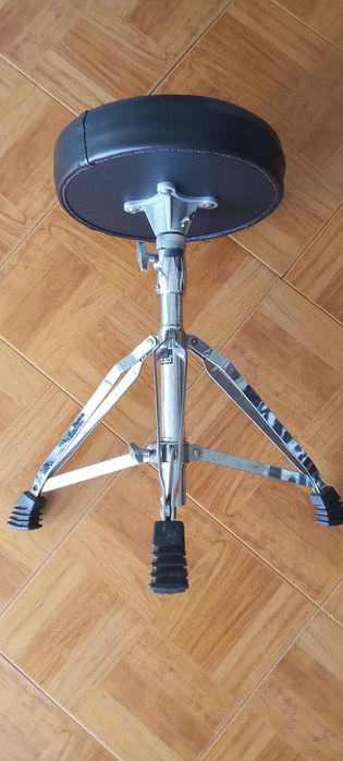 Kit de baquetas percussão + saco de transporte + banco