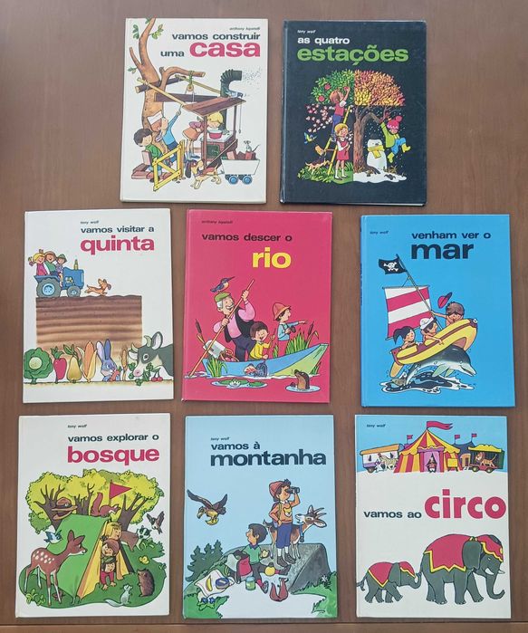 Enciclopédia infantil, 8 volumes (coleção completa) 1983