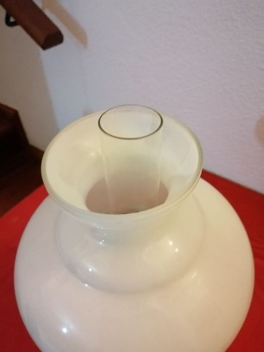 Candeeiro de mesa marmore e vidro