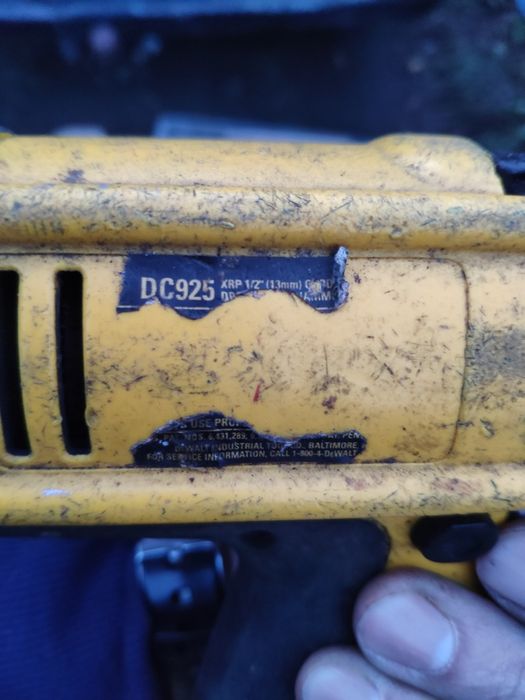 DeWalt DC 925 wkrętarka części