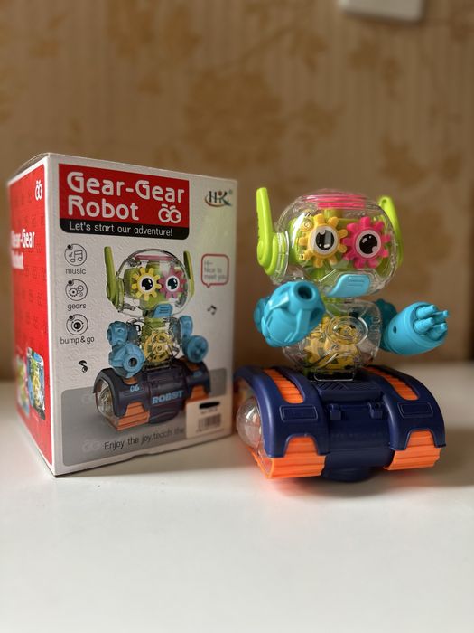 Робот з музикою їздить