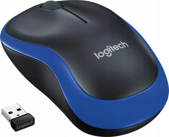 Mysz myszka bezprzewodowa Logitech M185 komputerowa do laptopa optyka