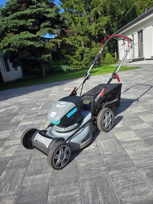 Sterwins kosiarka na baterie -  46cm szer koszenia. Bateria i ładowarka w zestawie.