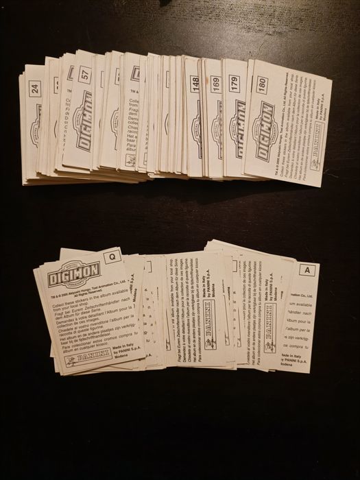 Cromos Digimon Panini  2000