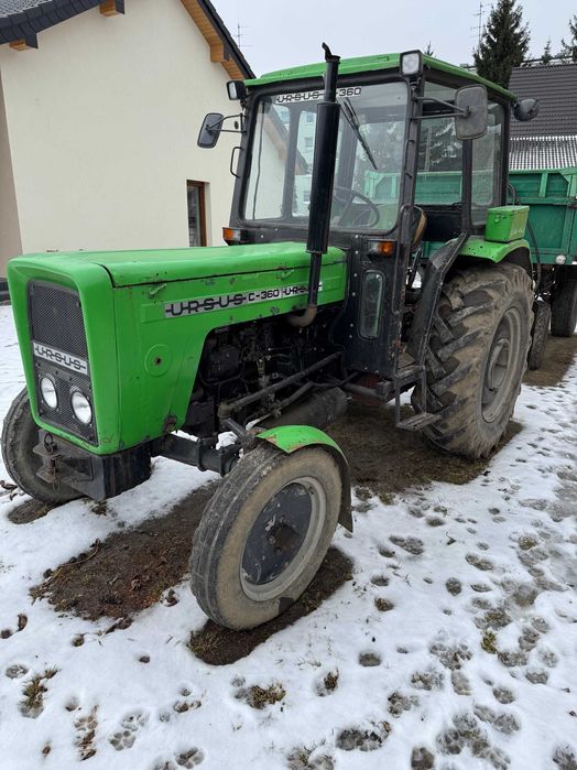 Ursus C4011 /C360 +przyczepa D43 wywrot 2 strony, sprawne, rejestracja
