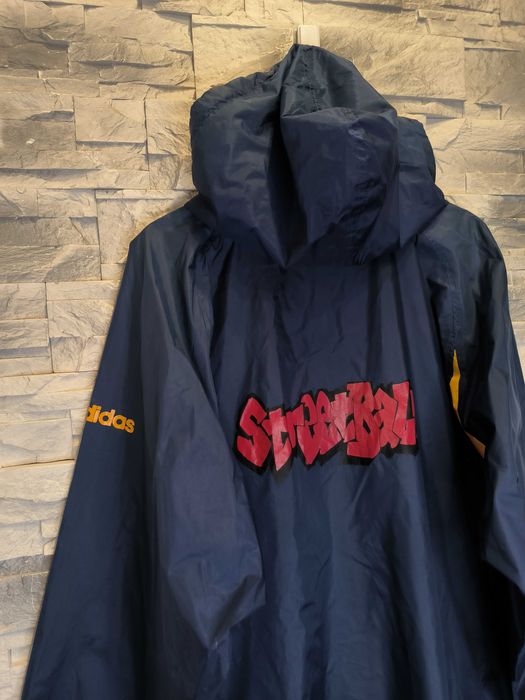 Kurtka Wiatrówka Adidas Streetball Vintage Logo Granatowa