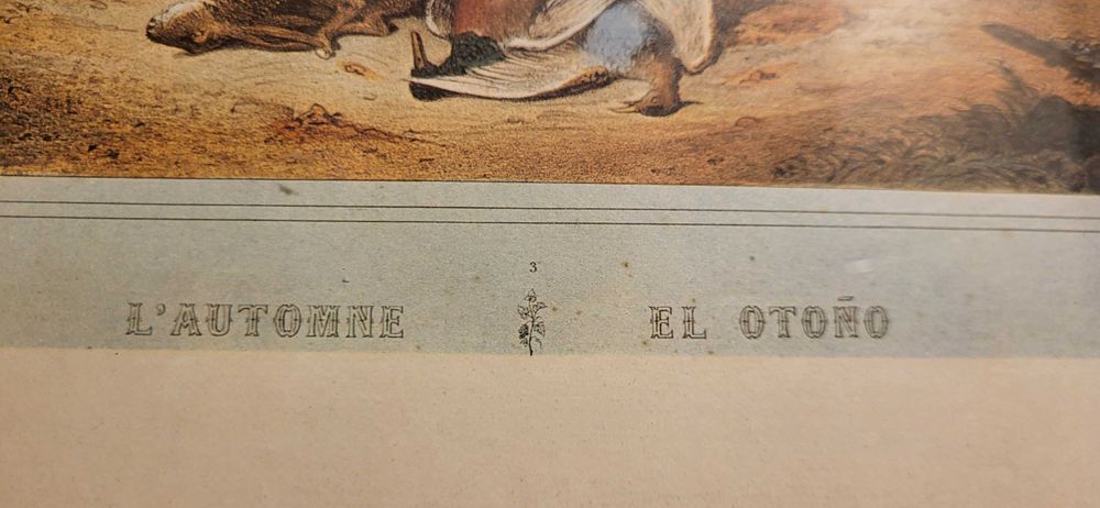 Quadro L'Automne ou El Otono,  L. Turgis Paris