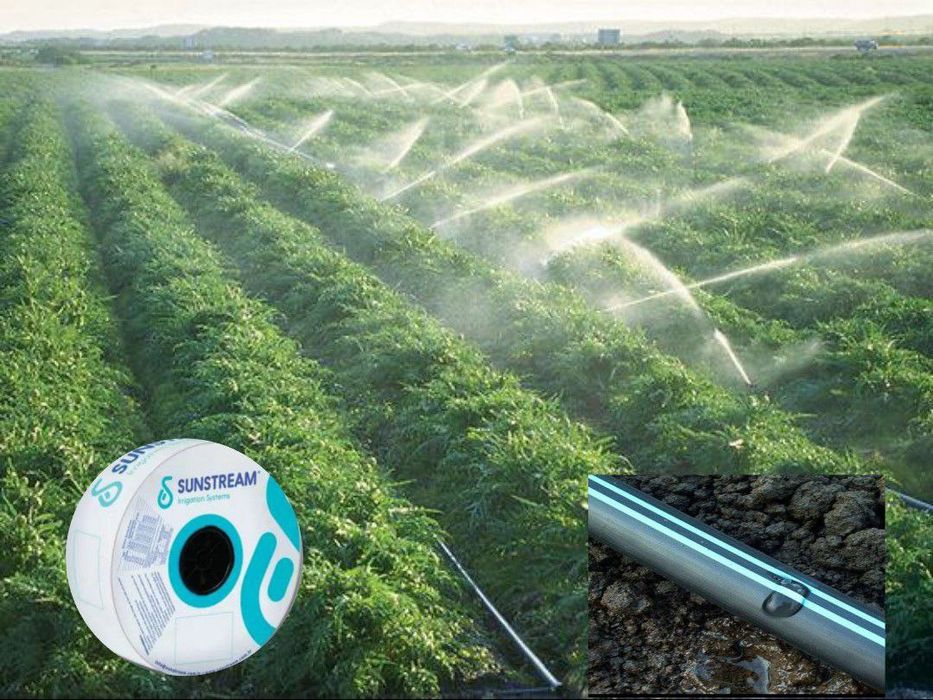 Капельный полив, капельная лента, агроволокно.