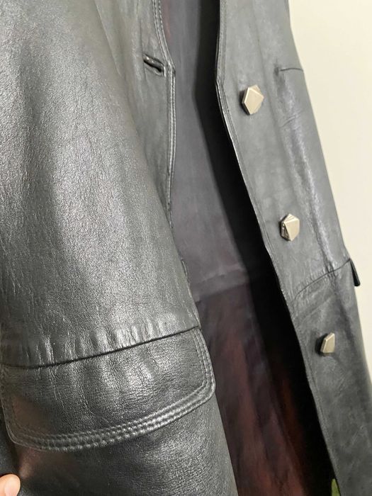 Colete em couro preto