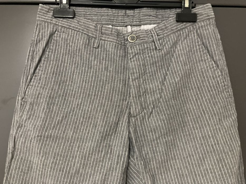 Massimo Dutti szare spodnie prążek, slim fit, r. 38