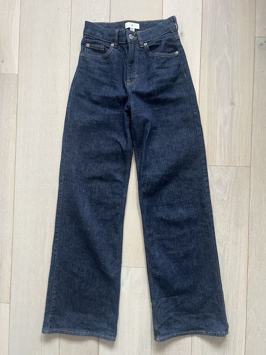 Jeansy z wysokim stanem H&M 34