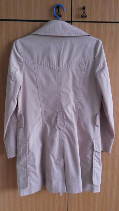 Nude trencz H&M 36 S beżowy