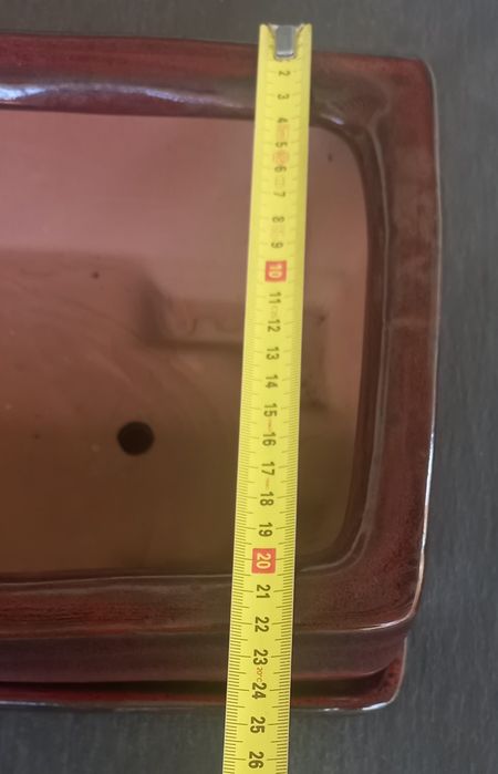 Vaso e prato em cerâmica/ vaso em cerâmica