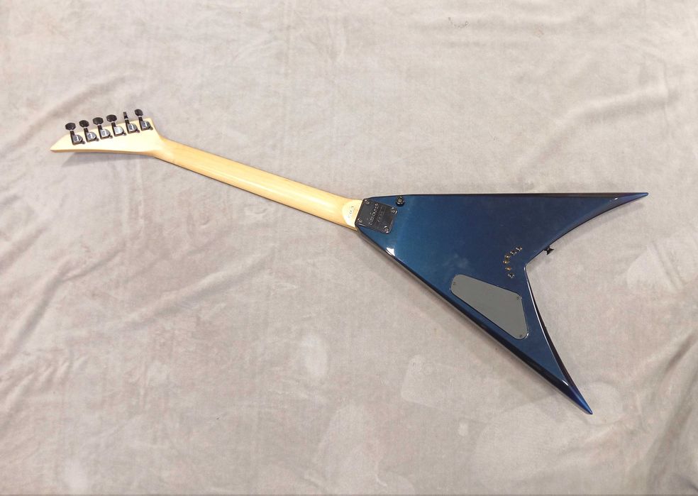 Gitara Jackson King V KVX10 Limited Edition 1997 - Blue Ghost Flames