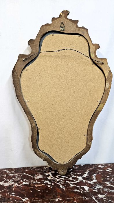 Stare Piękne Lustro  rama rzeźbiona ciekawa forma