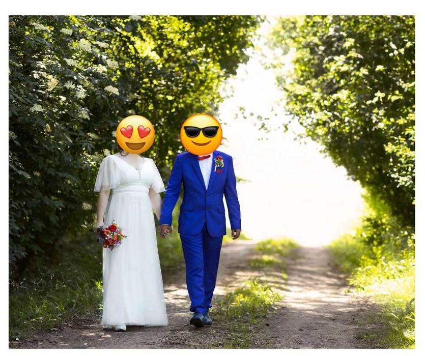 Sukienka ślubna romantyczna