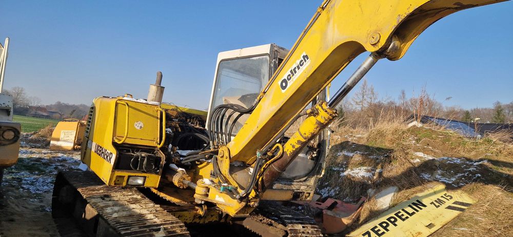 koparka liebherr A 310 gąsienicowa zwolnica siłownik ramie części