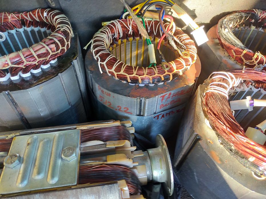 Перемотка Статора Якоря 380 \220v электромоторов насосов
