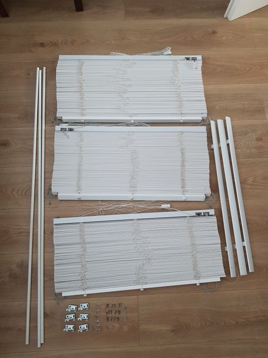 Żaluzje drewniane 25mm 75x200cm