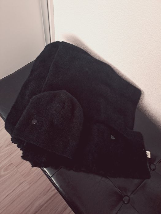 Komplet czapka z szalem damski OLL