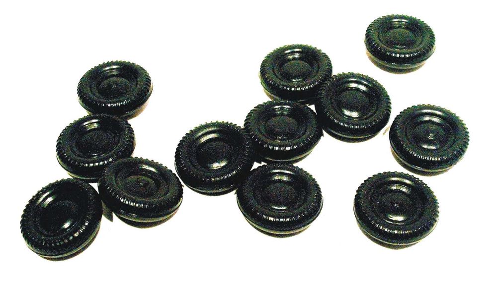 4 Rodas antigas em plástico ORIGINAIS da JATO / PEPE para restauro