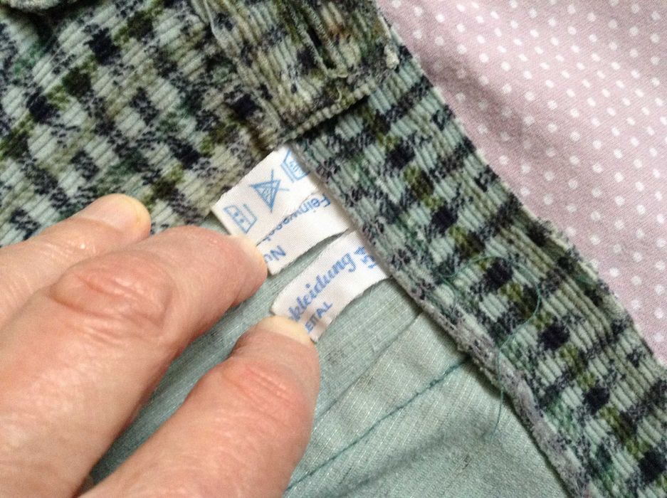 Штаны девичьи вельветовые в клеточку, брюки, размер 134