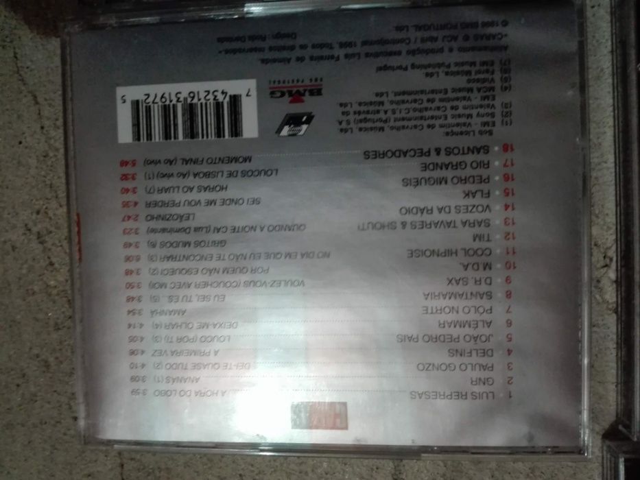 6 cds de música como novos
