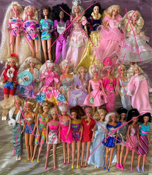 Вінтажні Барбі Barbie