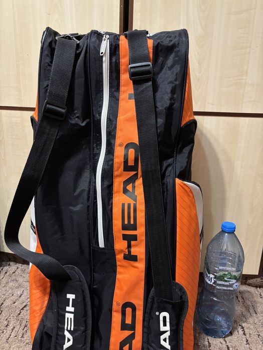 Torbą Head rakiety + sprzęt