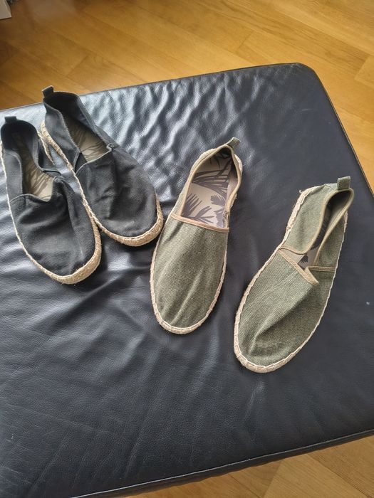 Espadryle dwie pary 43 i 42