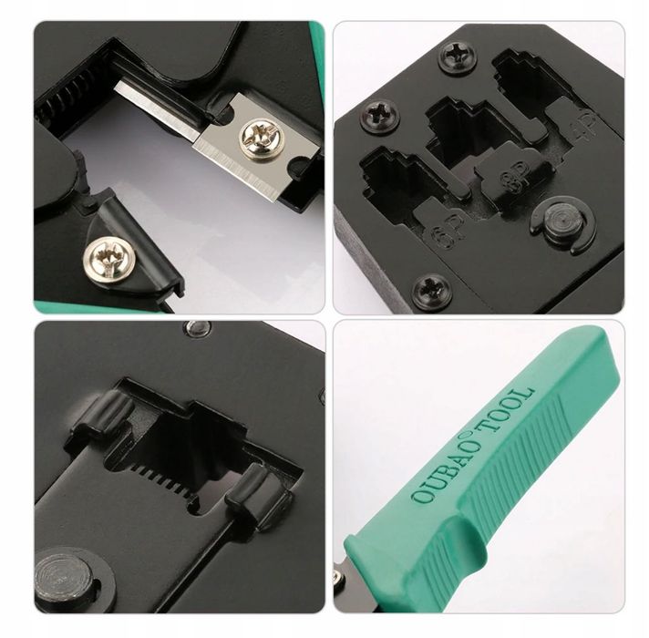Zestaw Sieciowy tester kabli  Ściągacz Zaciskarka RJ45 LAN 3