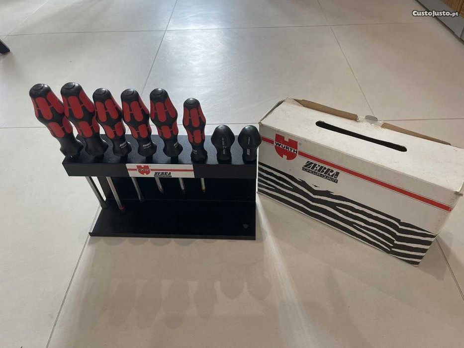 Conjunto de chaves de fenda para aplicações Automóveis/Metalúrgicas