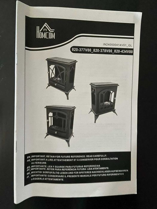 Aquecedor Lareira portatil biotenol