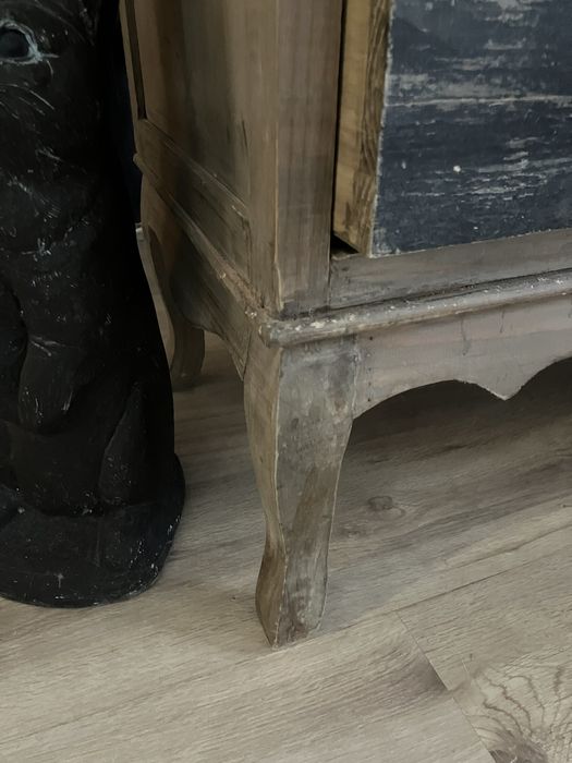 Stara szafa prowansalska ludwikowska drewno