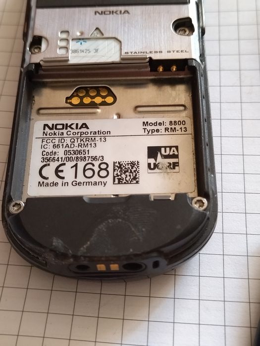 Nokia 8800 rm-13: 1 900 грн. - Мобільні телефони / смартфони Одеса на Olx