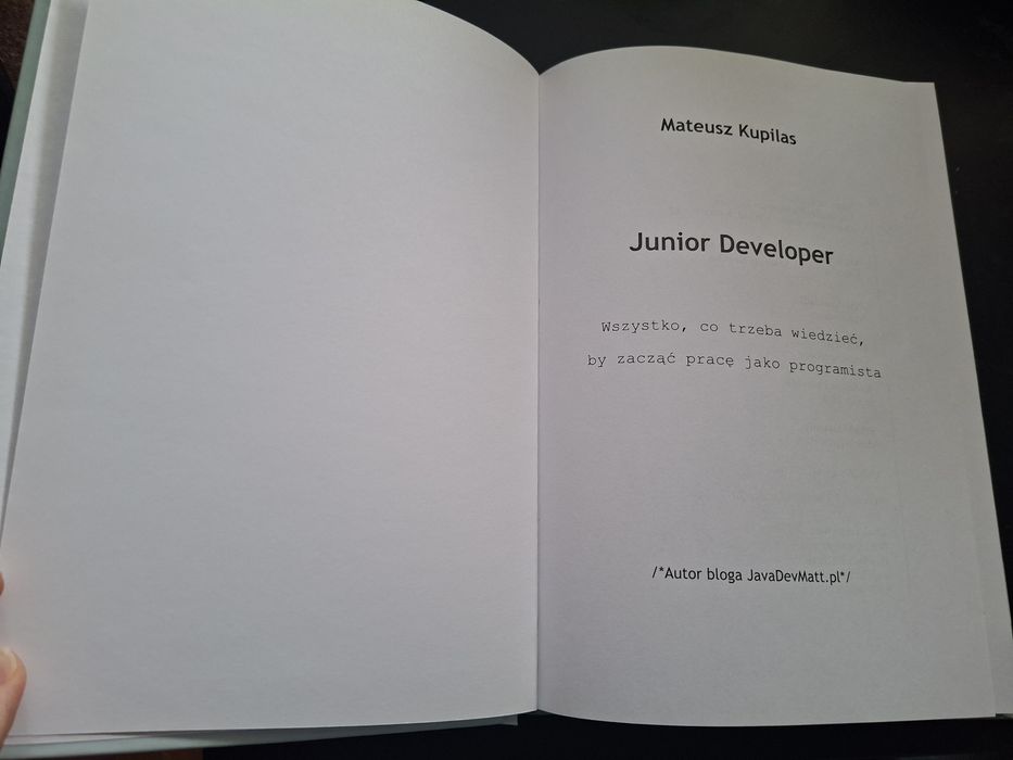 Mateusz Kupilas - Junior Developer